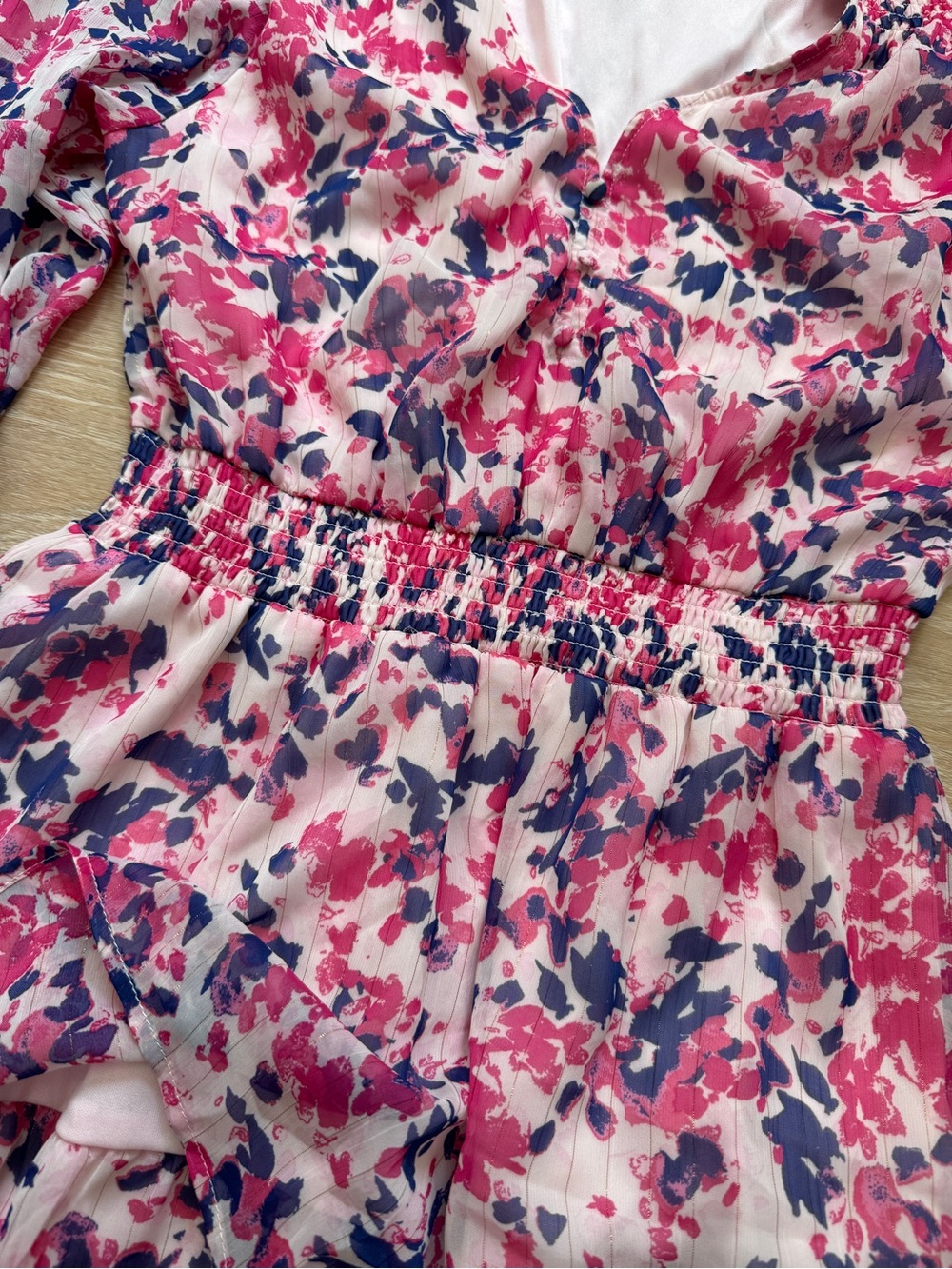 NWT Aqua Pink Frilly Ruffle Party Dress from Bloomingdale’s - Picture 3 of 13